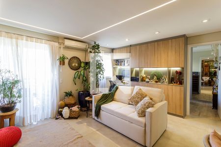 Sala de apartamento à venda com 1 quarto, 54m² em Indianópolis, São Paulo