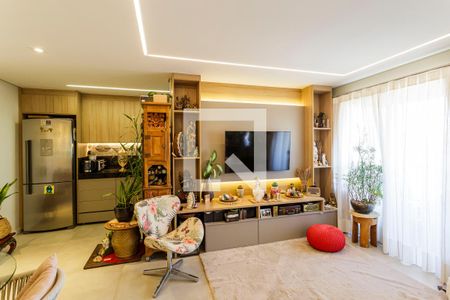 Sala de apartamento à venda com 1 quarto, 54m² em Indianópolis, São Paulo