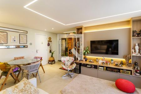 Sala de apartamento à venda com 1 quarto, 54m² em Indianópolis, São Paulo