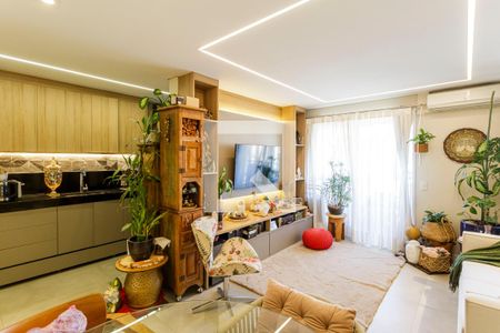 Sala de apartamento à venda com 1 quarto, 54m² em Indianópolis, São Paulo