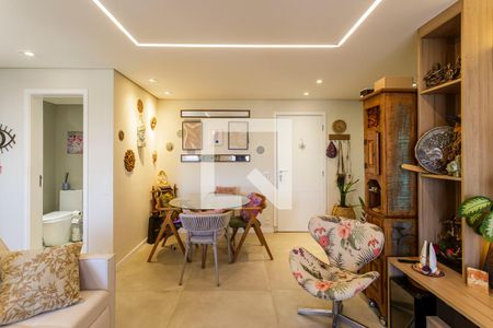 Sala de apartamento à venda com 1 quarto, 54m² em Indianópolis, São Paulo