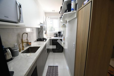 Cozinha de apartamento à venda com 2 quartos, 56m² em Bonfim, Campinas