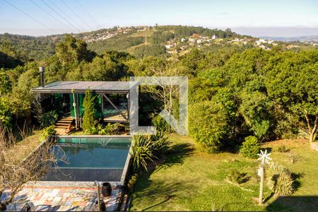 Varanda da Suíte 1 de casa de condomínio à venda com 5 quartos, 490m² em Teresópolis, Porto Alegre