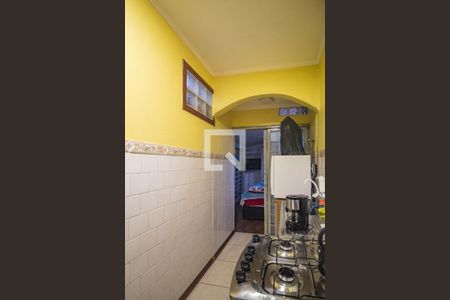 Sala/Cozinha de apartamento à venda com 1 quarto, 40m² em Medianeira, Porto Alegre