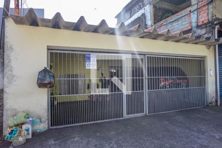 Fachada + placa de casa à venda com 3 quartos, 136m² em Campanário, Diadema