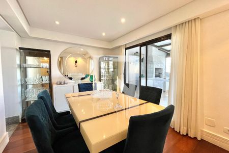 Sala de Jantar de apartamento à venda com 4 quartos, 217m² em Chácara Inglesa, São Paulo