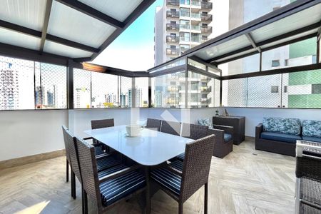 Varanda da Sala de apartamento à venda com 4 quartos, 217m² em Chácara Inglesa, São Paulo