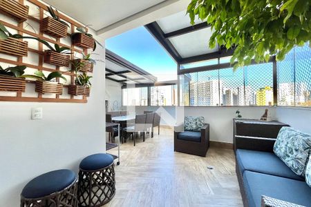 Varanda da Sala de apartamento à venda com 4 quartos, 217m² em Chácara Inglesa, São Paulo