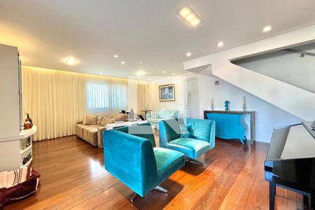 Sala de apartamento à venda com 4 quartos, 217m² em Chácara Inglesa, São Paulo