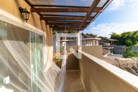 Varanda da Suíte 3 de casa de condomínio à venda com 5 quartos, 400m² em Maria Paula, Niterói