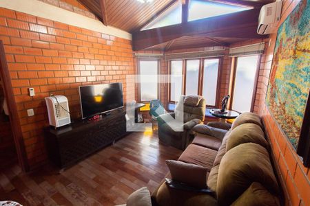 Sala de casa de condomínio à venda com 3 quartos, 283m² em Chácara São Rafael, Campinas