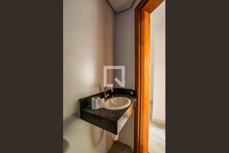 Banheiro Social de apartamento à venda com 2 quartos, 90m² em Parque das Nações, Santo André
