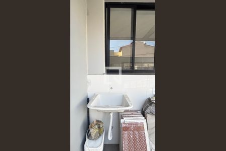 Área de Serviço de casa à venda com 2 quartos, 70m² em Vila Alto de Santo Andre, Santo André