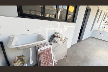 Área de Serviço de casa à venda com 2 quartos, 70m² em Vila Alto de Santo Andre, Santo André