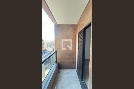 Varanda da Suíte 1 de casa à venda com 2 quartos, 70m² em Vila Alto de Santo Andre, Santo André