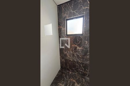 Banheiro da Suíte de casa à venda com 3 quartos, 95m² em Jardim Utinga, Santo André