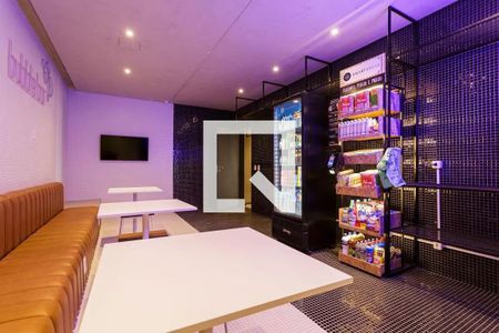 Área comum de kitnet/studio para alugar com 1 quarto, 26m² em Moema, São Paulo