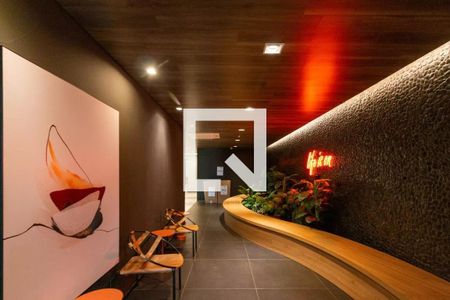Área comum de kitnet/studio para alugar com 1 quarto, 26m² em Moema, São Paulo