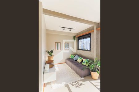 Sala de apartamento para alugar com 1 quarto, 39m² em Campo Belo, São Paulo