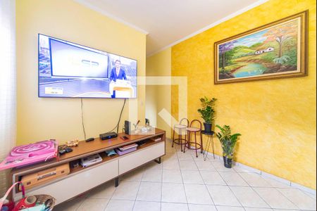 Sala de apartamento à venda com 2 quartos, 70m² em Vila Humaita, Santo André