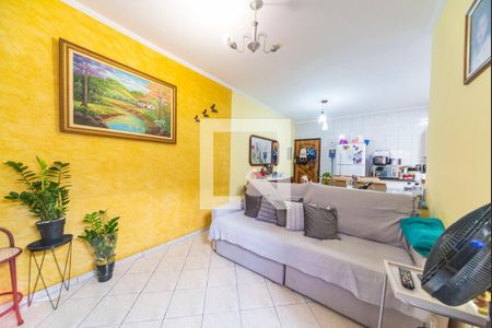 Sala de apartamento à venda com 2 quartos, 70m² em Vila Humaita, Santo André
