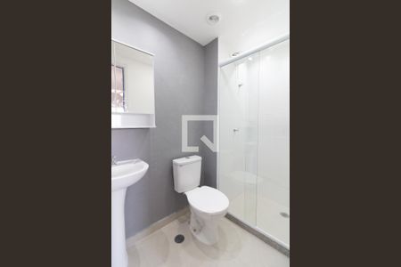 Banheiro de apartamento à venda com 1 quarto, 25m² em Vila Butantã, São Paulo