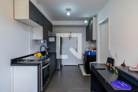 Sala/Cozinha de apartamento à venda com 1 quarto, 27m² em Panamby, São Paulo