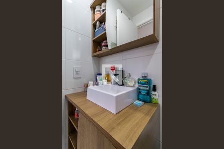 Banheiro de apartamento à venda com 1 quarto, 27m² em Panamby, São Paulo
