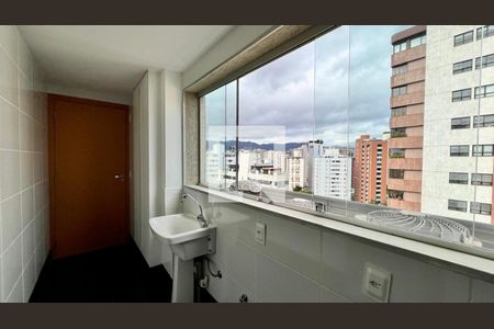 Área de Serviço de apartamento à venda com 3 quartos, 127m² em Lourdes, Belo Horizonte
