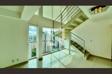 Sala de apartamento à venda com 3 quartos, 127m² em Lourdes, Belo Horizonte