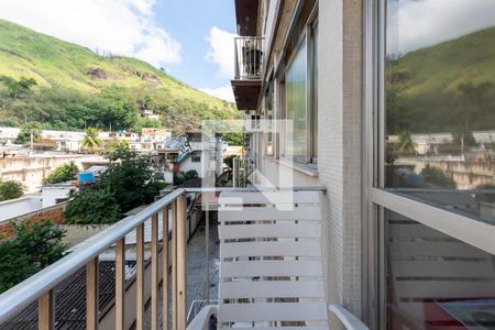 Varanda da Sala de apartamento à venda com 3 quartos, 73m² em Riachuelo, Rio de Janeiro
