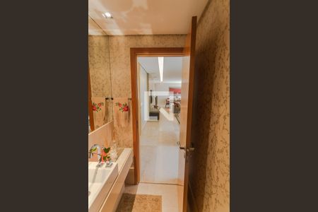 Lavabo na Sala de apartamento à venda com 4 quartos, 278m² em Funcionários, Belo Horizonte
