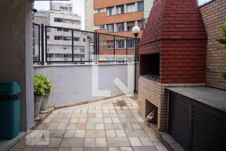 Área comum - Churrasqueira de kitnet/studio para alugar com 1 quarto, 29m² em Centro Histórico de São Paulo, São Paulo