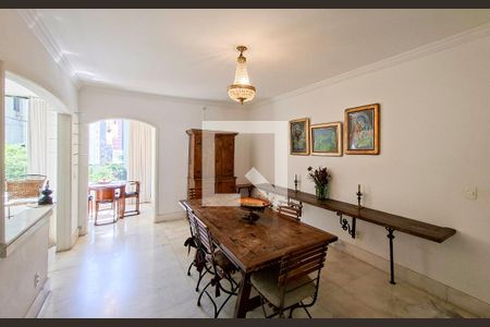 Sala de Jantar de apartamento para alugar com 4 quartos, 240m² em Lourdes, Belo Horizonte