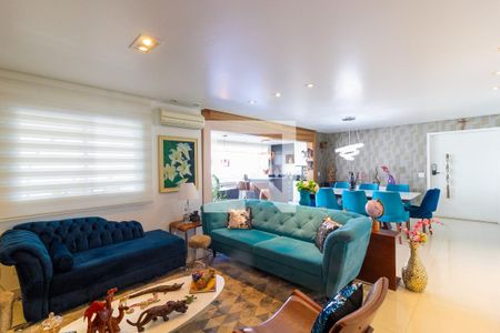 Sala de Estar de apartamento à venda com 3 quartos, 147m² em Vila Gertrudes, São Paulo