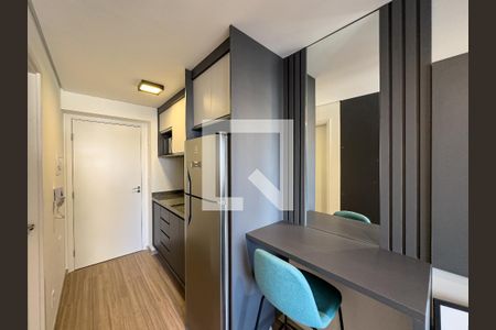 Cozinha de kitnet/studio para alugar com 1 quarto, 27m² em Perdizes, São Paulo