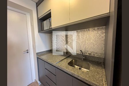 Cozinha de kitnet/studio para alugar com 1 quarto, 27m² em Perdizes, São Paulo