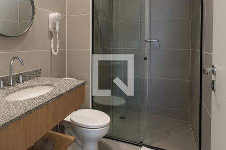 Banheiro de apartamento para alugar com 1 quarto, 25m² em Barra Funda, São Paulo