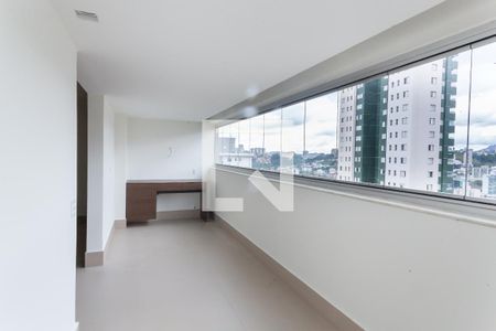 Varanda da Sala de apartamento à venda com 4 quartos, 126m² em Buritis, Belo Horizonte