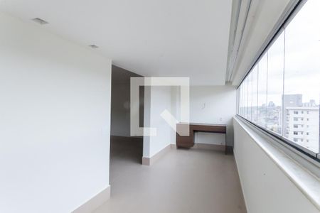 Varanda da Sala de apartamento à venda com 4 quartos, 126m² em Buritis, Belo Horizonte