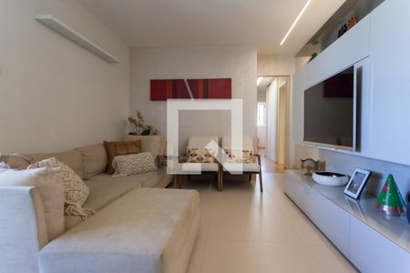 Sala  de apartamento à venda com 4 quartos, 126m² em Buritis, Belo Horizonte