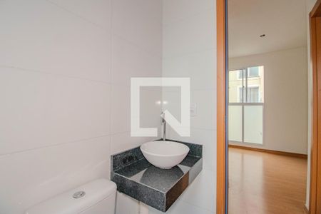 Banheiro de apartamento à venda com 2 quartos, 40m² em Mário Quintana, Porto Alegre