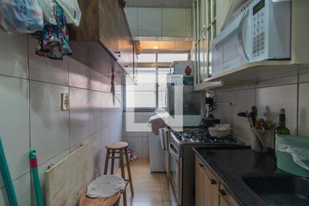 Cozinha de apartamento à venda com 2 quartos, 49m² em Vila Nova, Porto Alegre