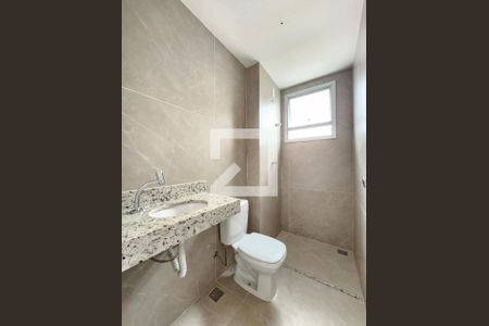 Banheiro da Suíte de apartamento à venda com 2 quartos, 62m² em Santa Efigênia, Belo Horizonte