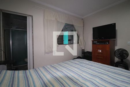 Quarto 1 suíte de casa à venda com 3 quartos, 177m² em Parque Capuava, Santo André