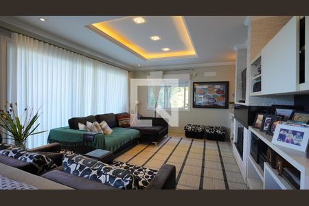 Sala de casa de condomínio para alugar com 6 quartos, 500m² em Cacupé, Florianópolis