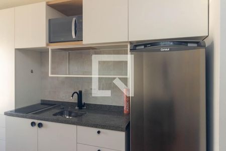 Cozinha de kitnet/studio à venda com 1 quarto, 26m² em Vila Buarque, São Paulo