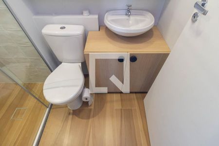 Banheiro de kitnet/studio à venda com 1 quarto, 26m² em Vila Buarque, São Paulo