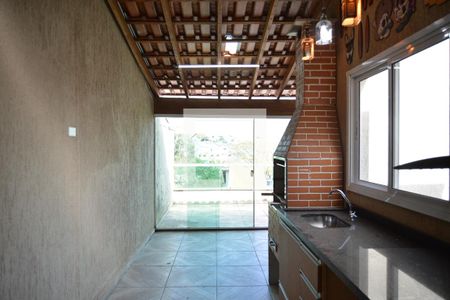 Área gourmet de apartamento à venda com 2 quartos, 80m² em Vila Linda, Santo André
