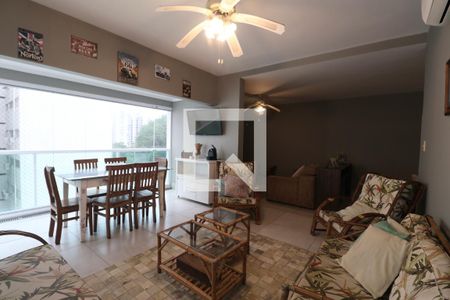 Sala de apartamento para alugar com 4 quartos, 250m² em Vila Luis Antonio, Guarujá